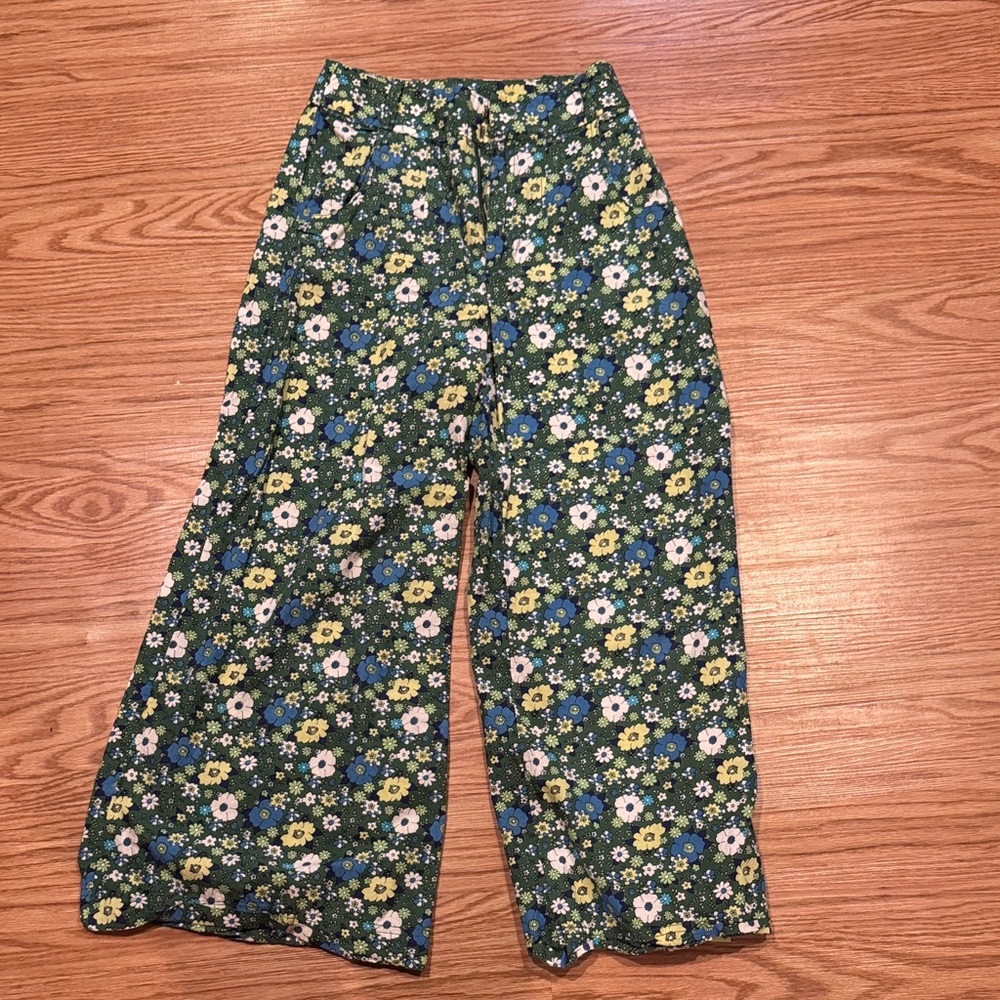 Floral Green Bottoms